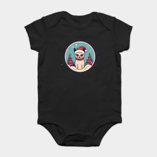 Siamese Cat Xmas, Love Cats Baby Bodysuit